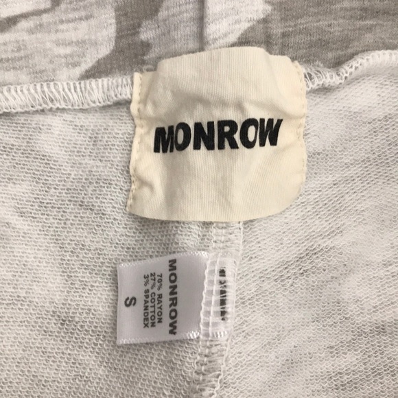 Monrow White Camo Joggers - Picture 4 of 6